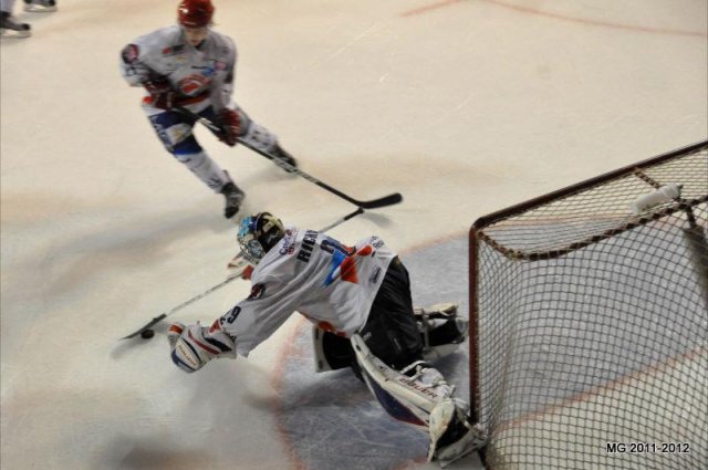 Photo hockey match Bordeaux - Lyon le 05/11/2011