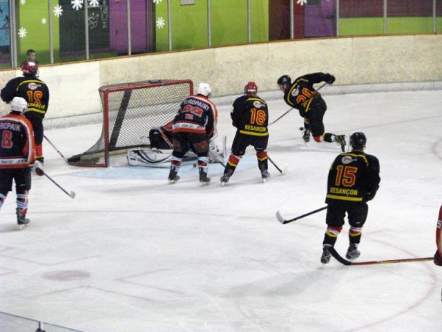 Photo hockey match Besançon - Colmar le 05/11/2011