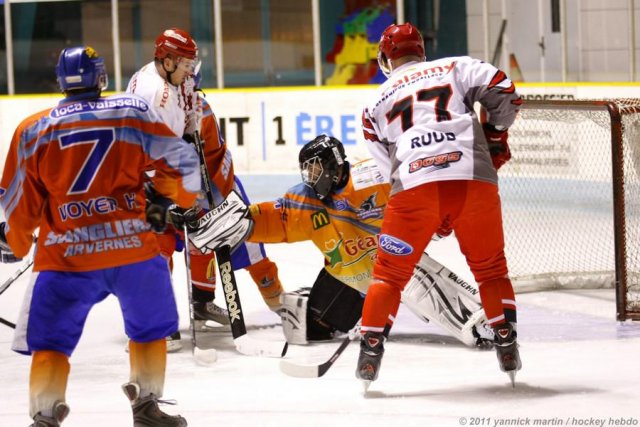 Photo hockey match Clermont-Ferrand - Cholet  le 05/11/2011