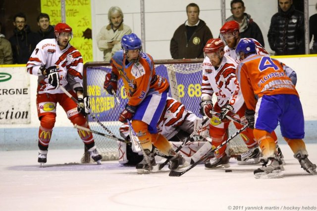 Photo hockey match Clermont-Ferrand - Cholet  le 05/11/2011