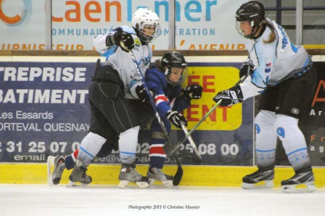 Photo hockey reportage 2012 Féminin / Caen - Bretagne