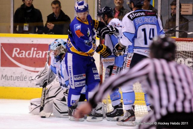 Photo hockey match Dijon  - Angers  le 05/11/2011