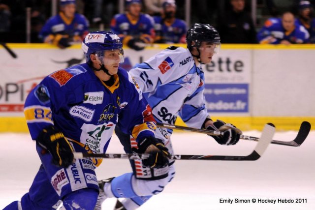 Photo hockey match Dijon  - Angers  le 05/11/2011