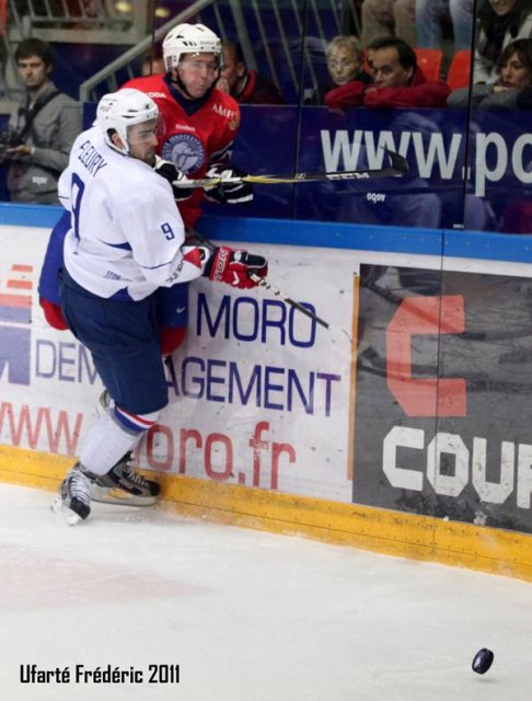 Photo hockey reportage EDF: Du coeur et un certain talent.