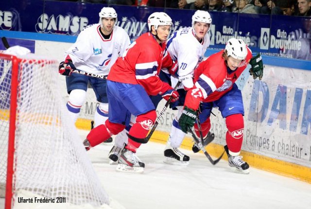 Photo hockey reportage EDF: Du coeur et un certain talent.