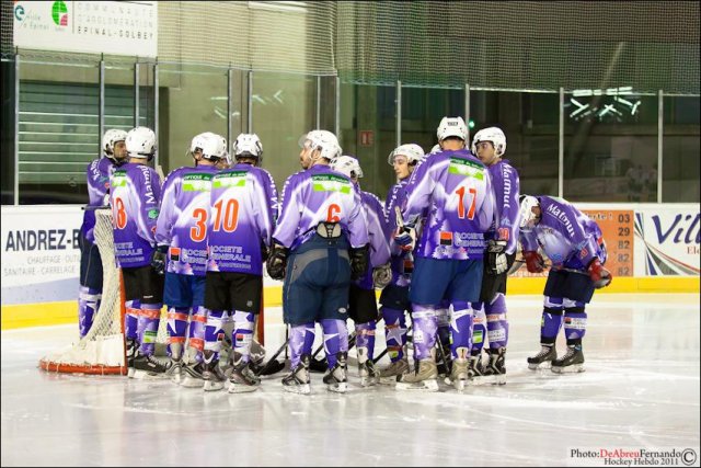 Photo hockey reportage D3 : Epinal Valenciennnes en images