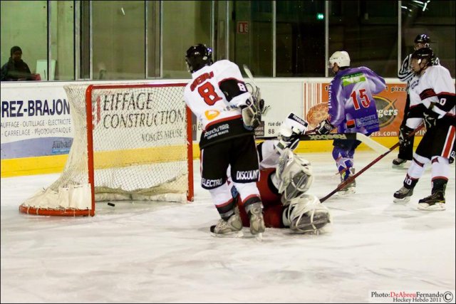 Photo hockey reportage D3 : Epinal Valenciennnes en images