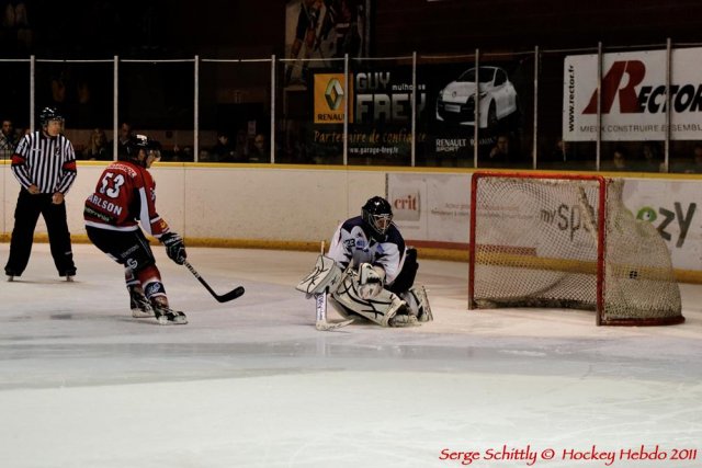 Photo hockey match Mulhouse - Nice le 12/11/2011