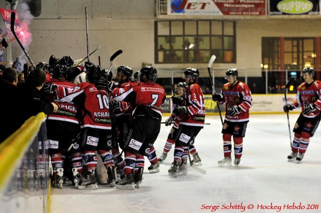 Photo hockey match Mulhouse - Nice le 12/11/2011