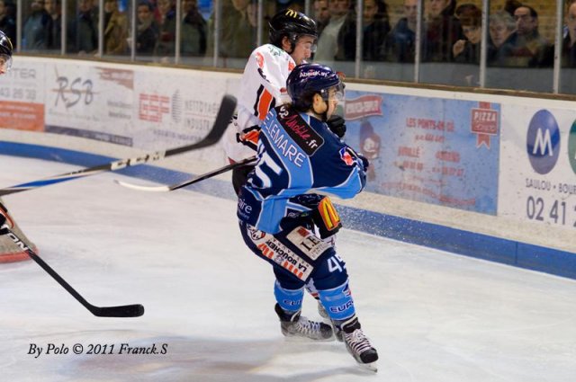 Photo hockey match Angers  - Amiens  le 16/11/2011