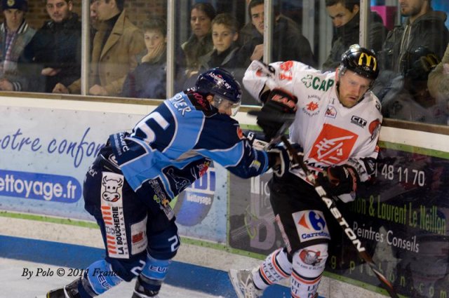 Photo hockey match Angers  - Amiens  le 16/11/2011