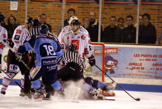 Photo hockey match Angers  - Amiens  le 16/11/2011