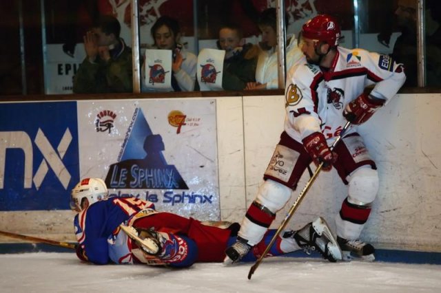 Photo hockey match Epinal  - Briançon  le 23/02/2008