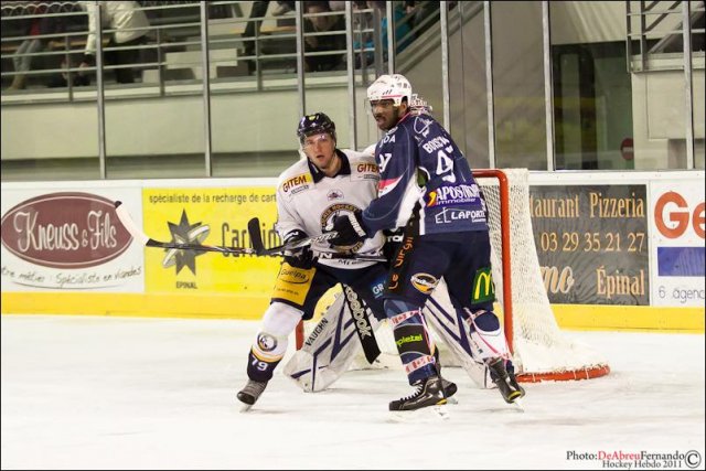 Photo hockey match Epinal  - Chamonix  le 19/11/2011