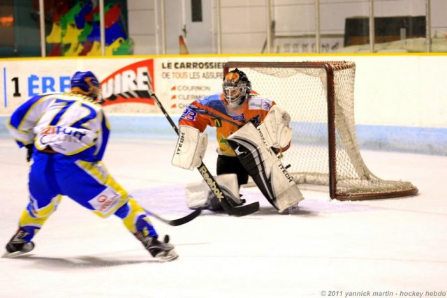 Photo hockey match Clermont-Ferrand - Toulon le 19/11/2011