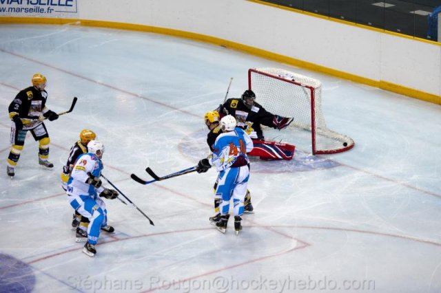 Photo hockey reportage D3 : Marseille vs Roanne en Images