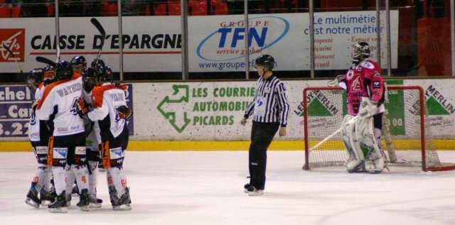 Photo hockey match Amiens  - Tours  le 18/10/2008