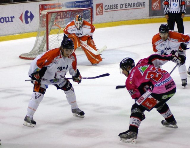 Photo hockey match Amiens  - Tours  le 18/10/2008
