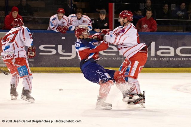 Photo hockey match Lyon - Valence le 19/11/2011