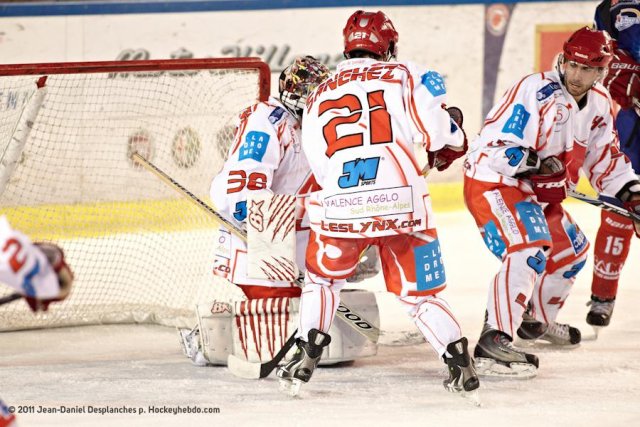 Photo hockey match Lyon - Valence le 19/11/2011