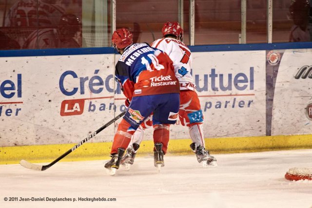 Photo hockey match Lyon - Valence le 19/11/2011
