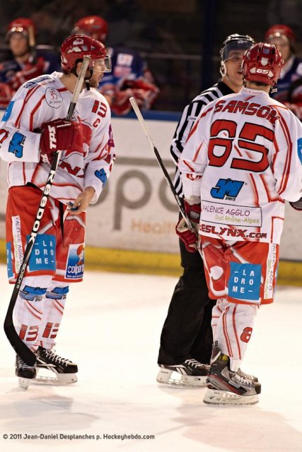 Photo hockey match Lyon - Valence le 19/11/2011