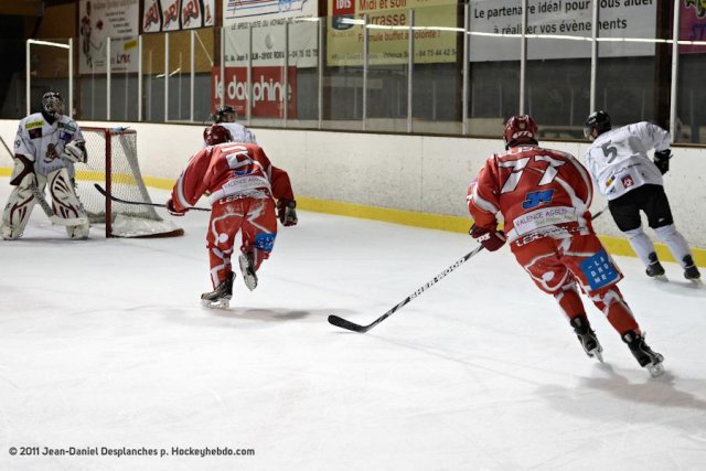 Photo hockey match Valence - Bordeaux le 26/11/2011