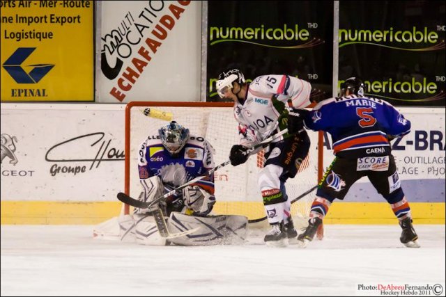 Photo hockey match Epinal  - Caen  le 26/11/2011