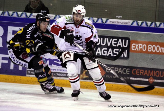 Photo hockey match Rouen - Briançon  le 29/11/2011