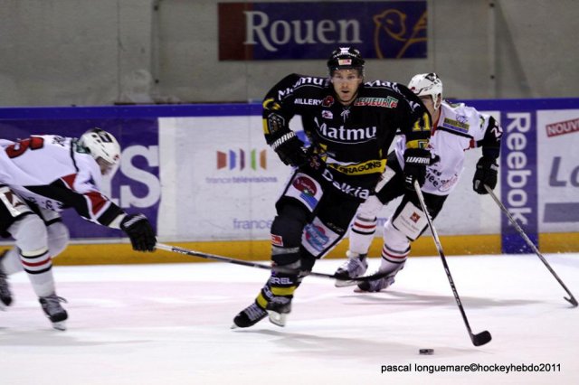 Photo hockey match Rouen - Briançon  le 29/11/2011