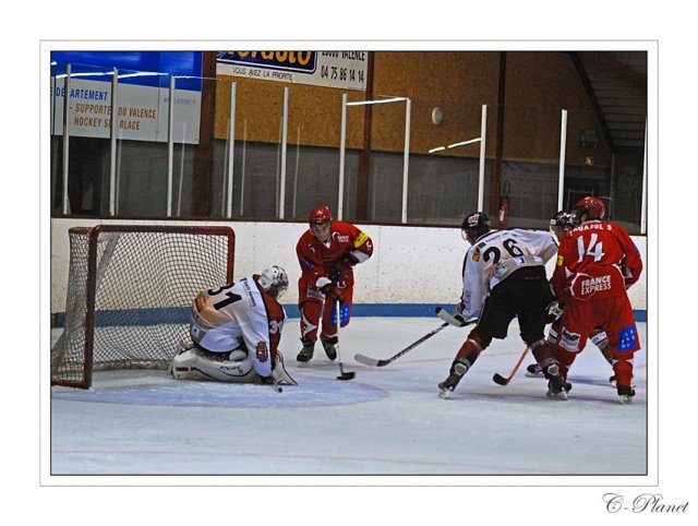 Photo hockey match Valence - Bordeaux le 18/10/2008
