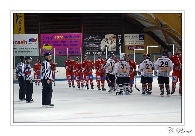Photo hockey match Valence - Bordeaux le 18/10/2008