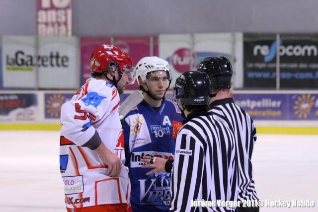 Photo hockey match Montpellier  - Valence le 10/12/2011