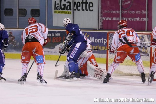 Photo hockey match Montpellier  - Valence le 10/12/2011
