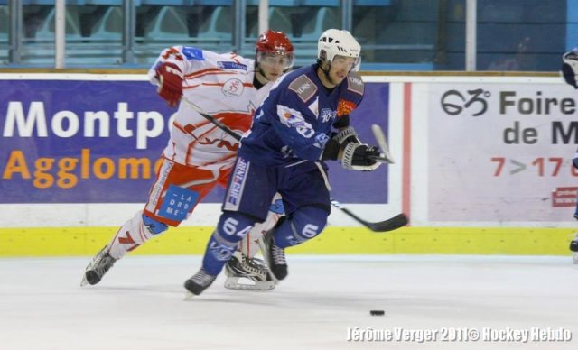 Photo hockey match Montpellier  - Valence le 10/12/2011