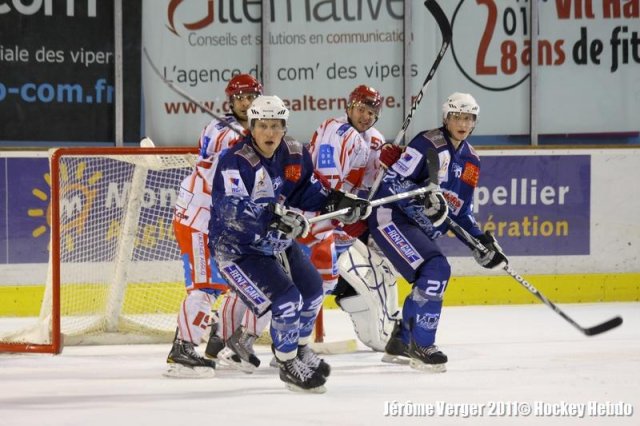 Photo hockey match Montpellier  - Valence le 10/12/2011