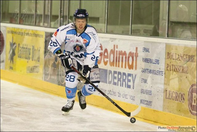 Photo hockey match Epinal  - Angers  le 10/12/2011