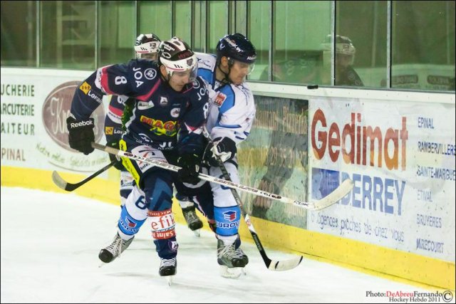 Photo hockey match Epinal  - Angers  le 10/12/2011