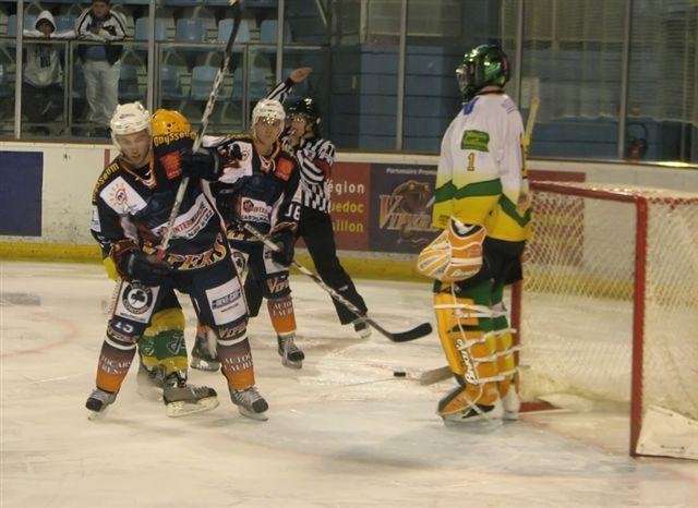Photo hockey match Montpellier  - Viry-Châtillon le 18/10/2008