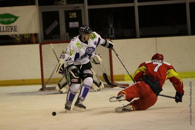Photo hockey match Orléans - Compiègne le 17/12/2011