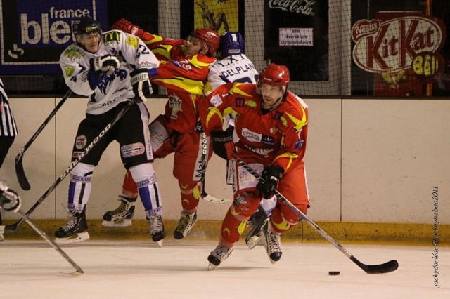 Photo hockey match Orléans - Compiègne le 17/12/2011