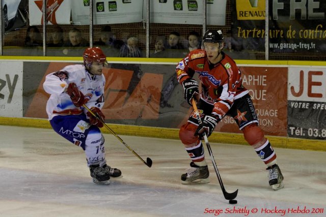 Photo hockey match Mulhouse - Lyon le 17/12/2011