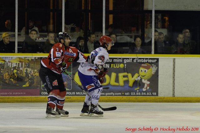 Photo hockey match Mulhouse - Lyon le 17/12/2011