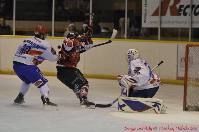 Photo hockey match Mulhouse - Lyon le 17/12/2011