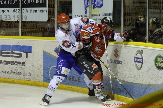 Photo hockey match Mulhouse - Lyon le 17/12/2011