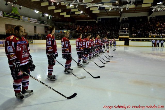 Photo hockey match Mulhouse - Lyon le 17/12/2011