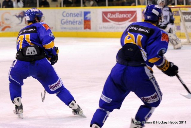 Photo hockey match Dijon  - Brest  le 21/12/2011