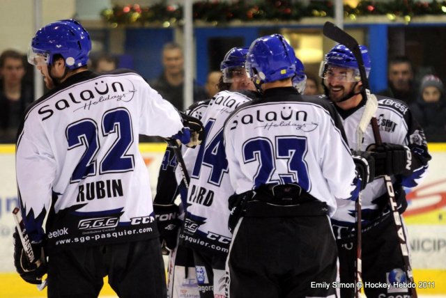 Photo hockey match Dijon  - Brest  le 21/12/2011