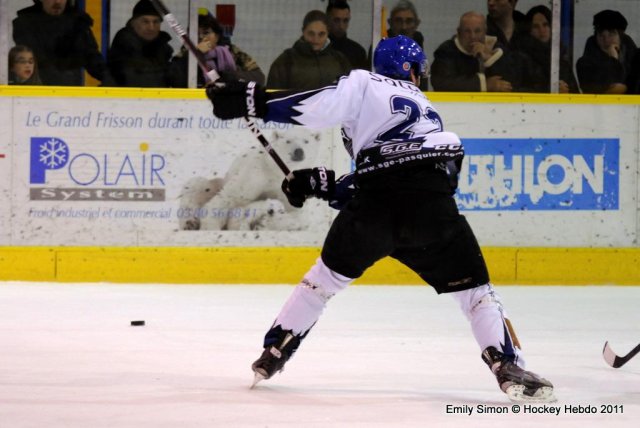 Photo hockey match Dijon  - Brest  le 21/12/2011
