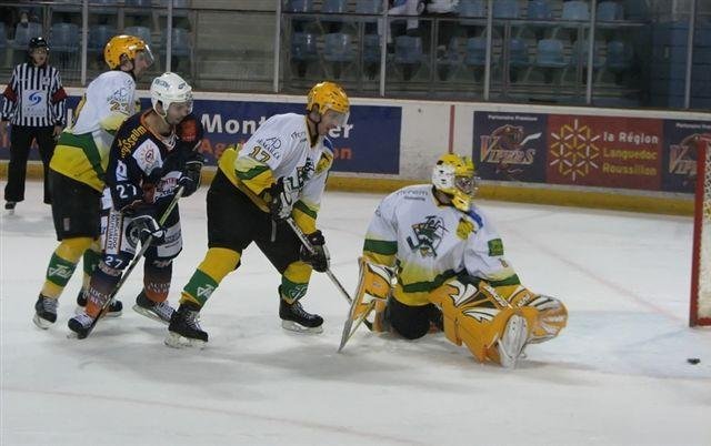 Photo hockey match Montpellier  - Viry-Châtillon le 18/10/2008